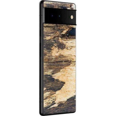 Blue Resin Wood Google Pixel 6 Pro Skin